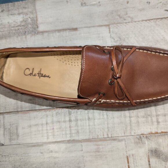 Cole Haan Leather Camp Moccasins (Men's Size 10) - Picture 8 of 10